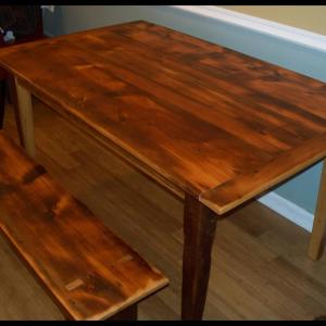 5 ft pine table