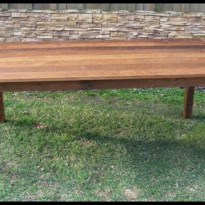 7ft thin top Oak table