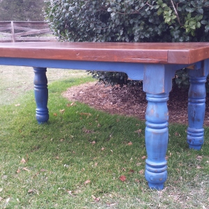 7ft Reclaimed pine table