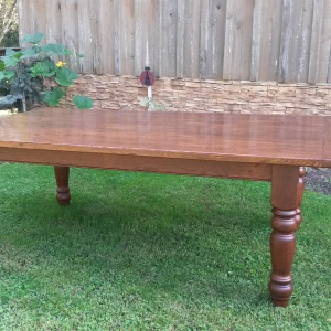 7ft Reclaimed Oak Plank top Table