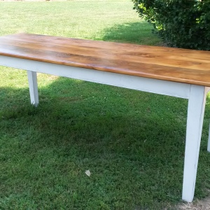 6ft Thin top  Reclaimed Barnwood Thin top table