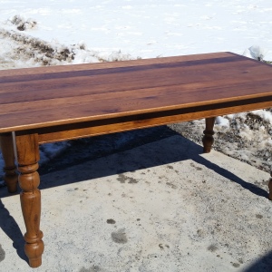 6ft thin top Reclaimed Oak table