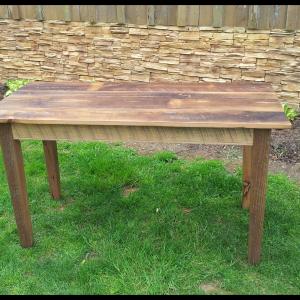 5ft thin top Reclaimed Oak table
