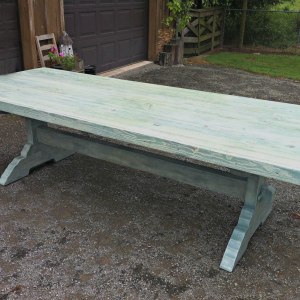 10 ft Custom King trestle table