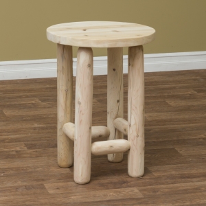 Classic round end table