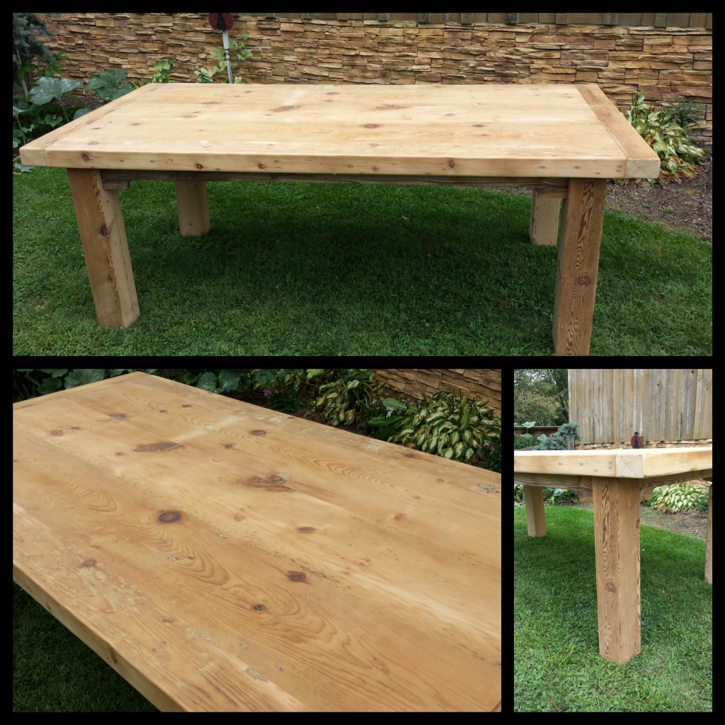 8ft Pine table
