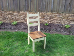 Reclaimed barnwood chairs