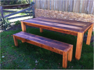 custom barnwood table