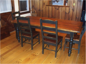 Old Barn Star Reclaimed Barnwood Table