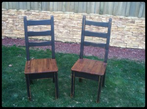 reclaimed wood chairs
