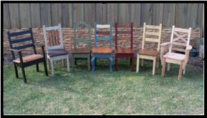 barnwood chairs