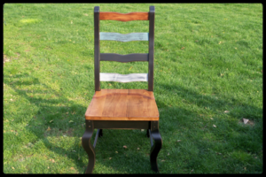 rustic barnwood chair