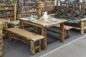 White Cedar Log Furniture